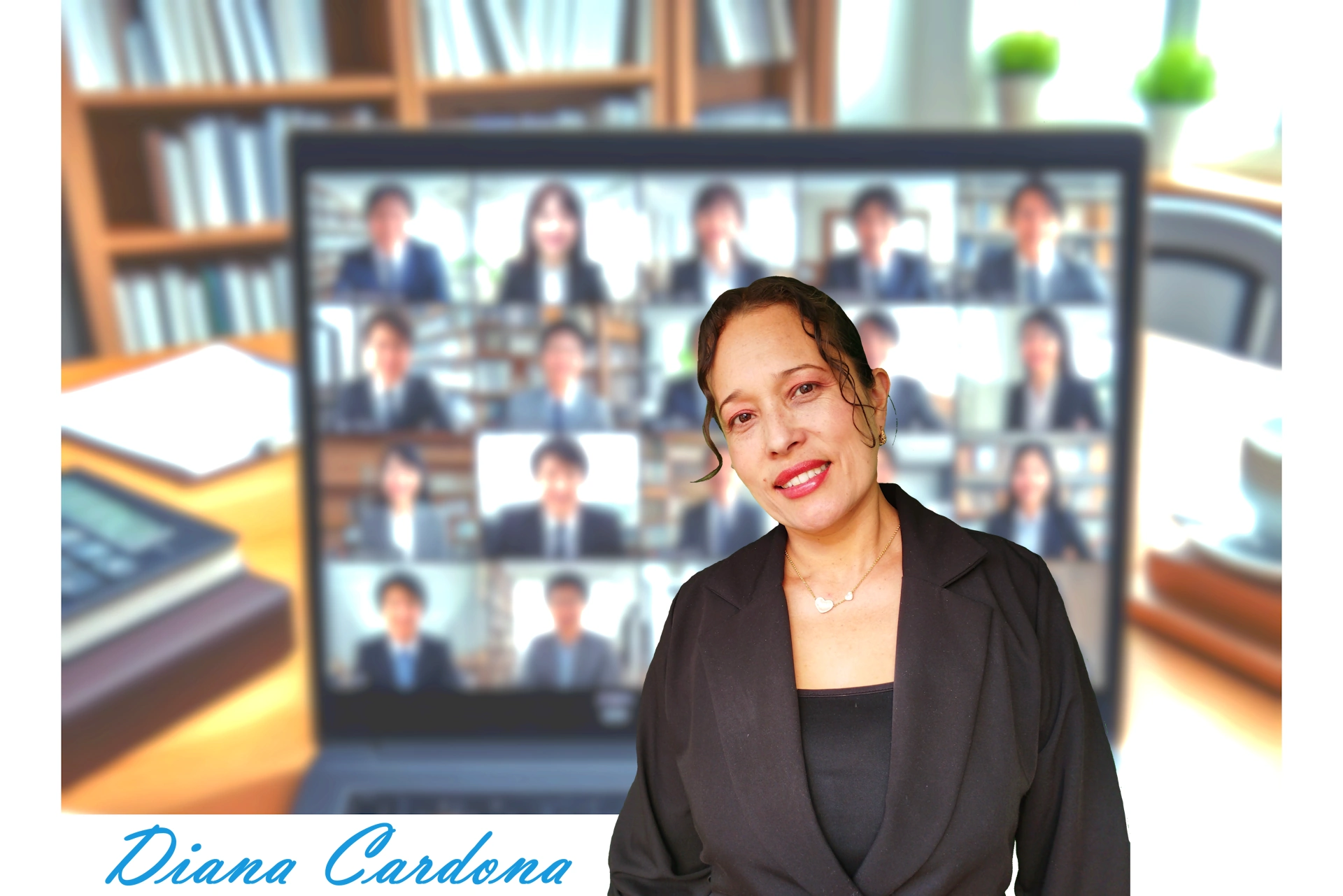 Diana en sesión de coaching